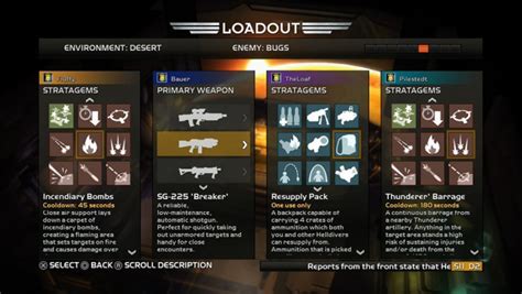 Helldivers 1:Stratagems .